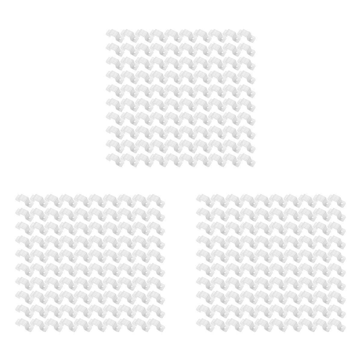 3X Led Light Strip Mounting Clip 5730 / 2835 / 5050 Mounting Holder Translucent Snap (Width 14mm, 1