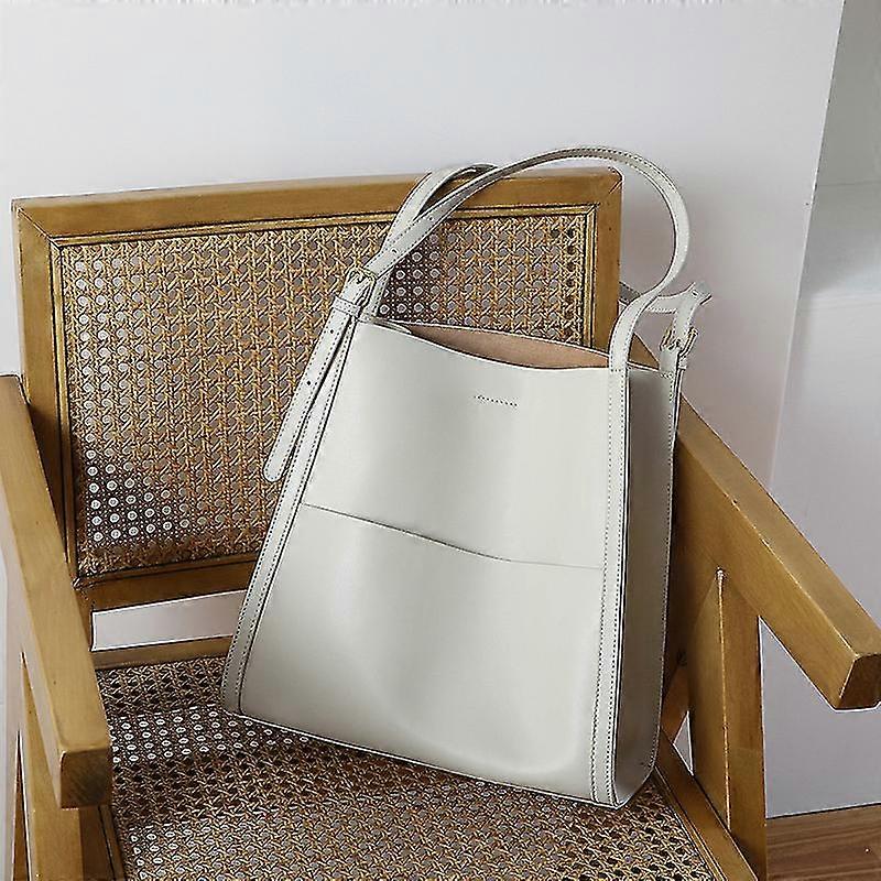 borsa a tracolla a secchiello in pelle borsa da pendolare di grande capacità