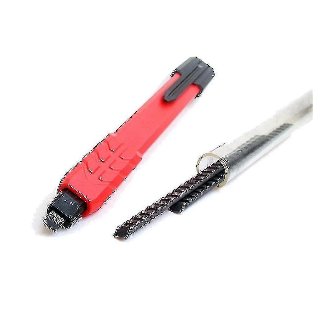 Automatic Woodworking Pen With 2 Refills, Flat Lead, Durable