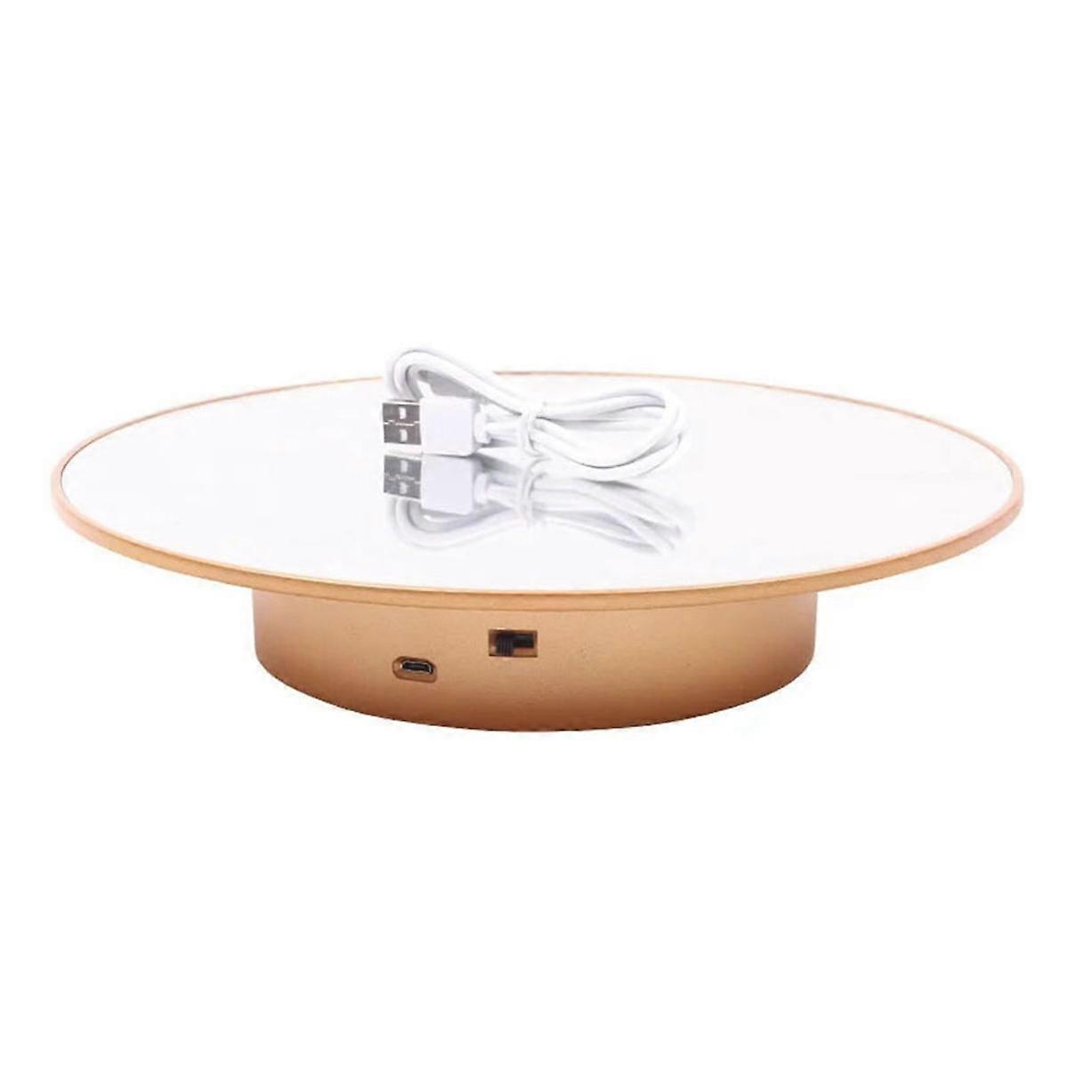 Motorized Turntable Display for Mannequin Head Wig Display Stand 360 Degree Electric Rotating Displ