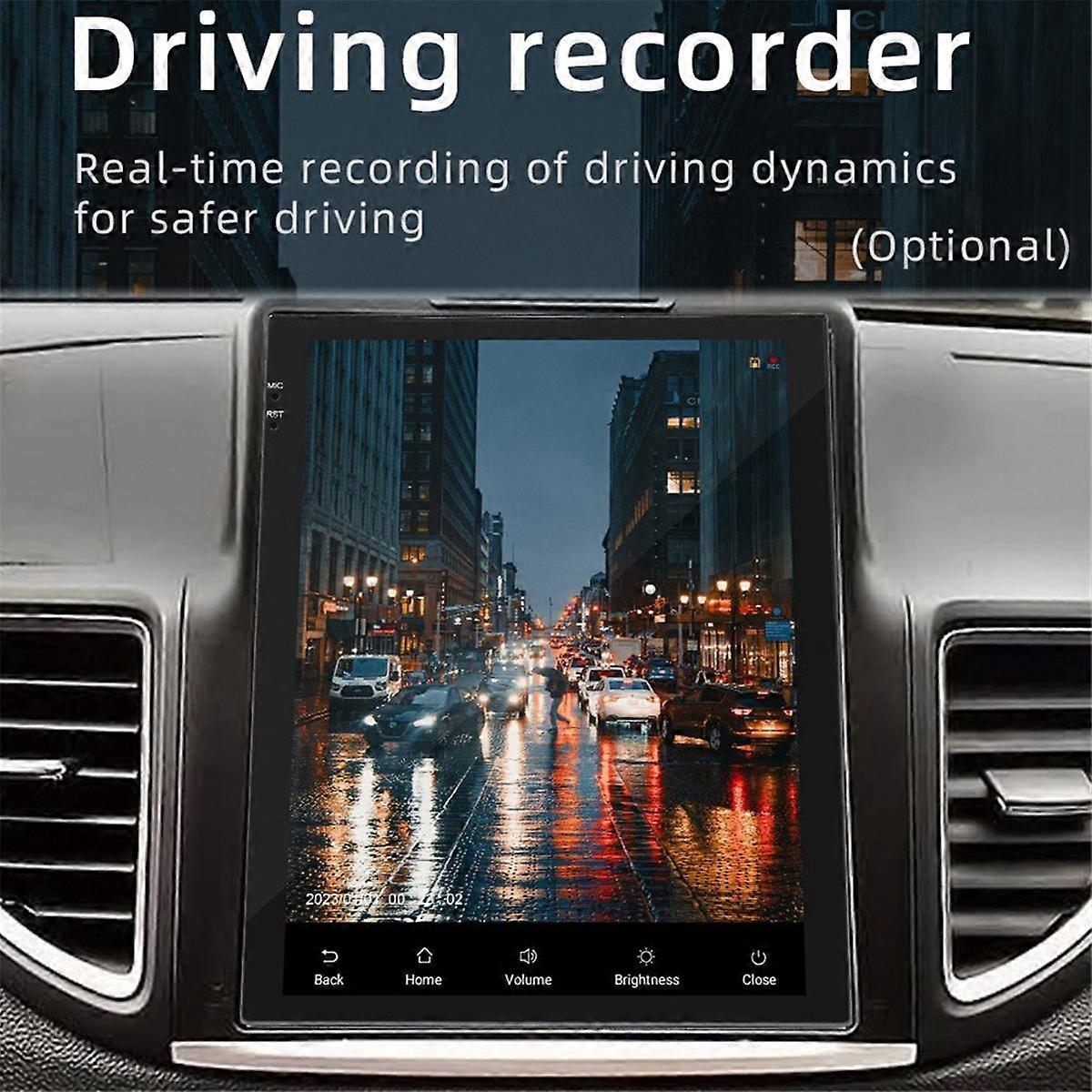 9.7Inch Car Vertical Navigation Screen Wireless CarPlay&Android Auto Car Portable Automatic Multime