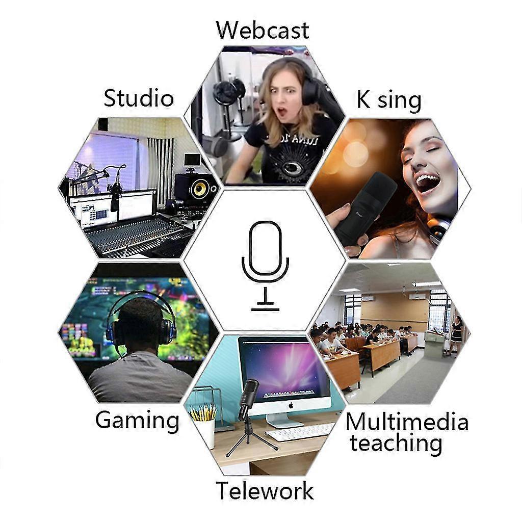 Noise Cancelling Mic Sensitivity Universal Vocal Presentation Round Filter