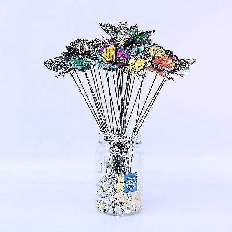 3d 시뮬레이션 나비 정원 나비 야외 나비 야외 정원 장식 창조적 인 원예