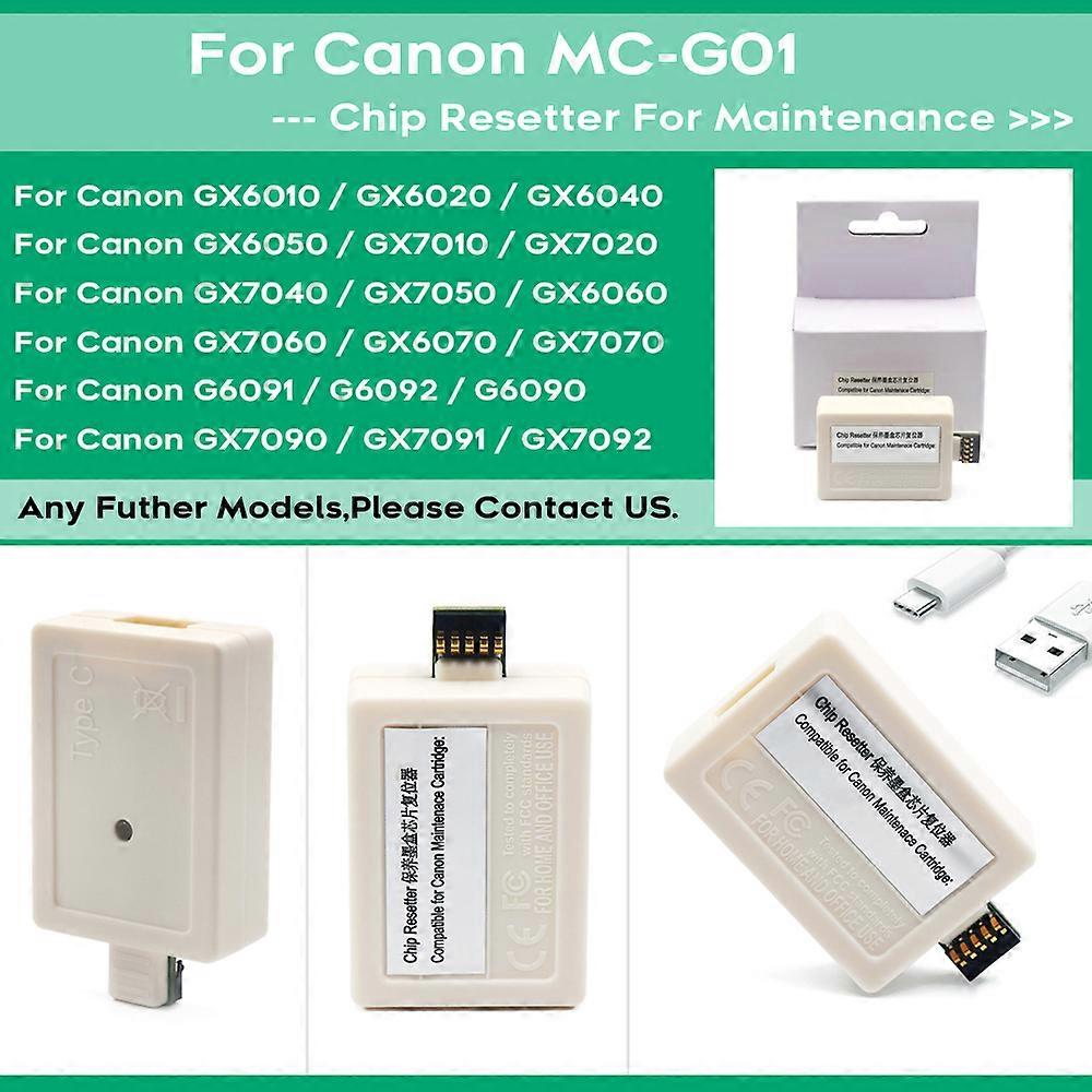 MC-G01 Maintenance Resetter For Canon GX6010 GX7010 GX6020 GX7020 GX6030 GX7030 GX6040 GX7040 GX6050 GX7050 GX6060 Printer