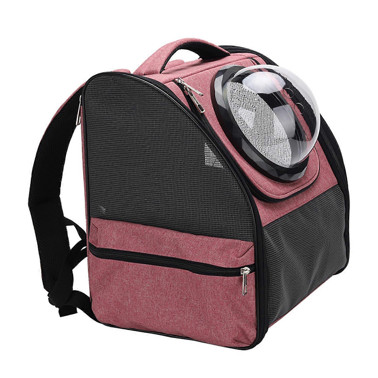 Portable Pet Backpack Breathable Space Capsule Pet Carrier with Side Pocket for Cat Dog