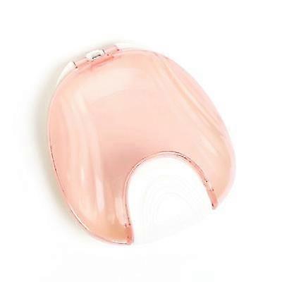 Yaju Push-to-open Retainer Box Retainer Container Partial Denture Box1pcs-pink