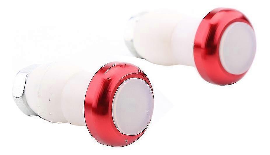 High Quality Bicycle Handlebar Plug Light Handlebar Plug Light Turn Signal Warning Light (2pcs)