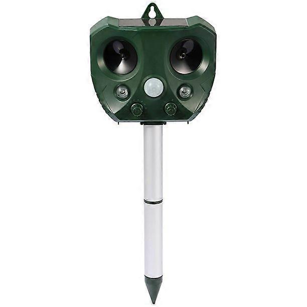 Ultrasonic Animal Repellent,solar Powered Waterproof Animal Repeller for Snake,mouse,insect,bird,dog