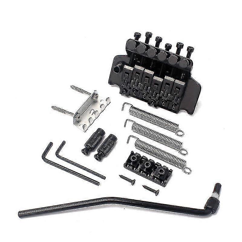 Double Locking Tremolo System Bridge(1set,black)