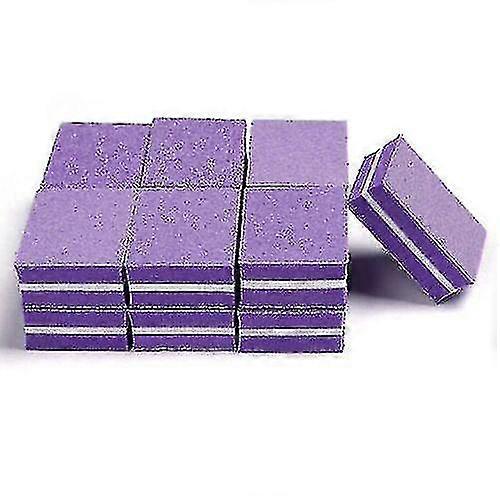 Double-sided Mini Nail File Colourful Sponge Nail Sanding Buffer Polishing Block