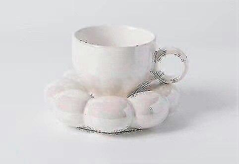 Mugs Afternoon Flower Saucer Ceramic