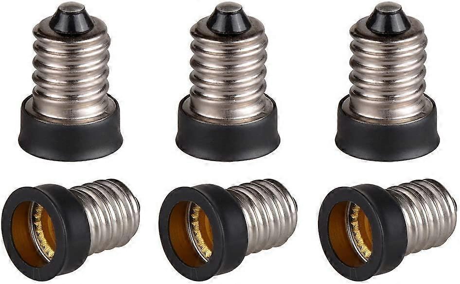 10pcs E14 to E12 Adapter Converter, European Screw (E14) to Candelabra Screw (E12) Socket Reducer