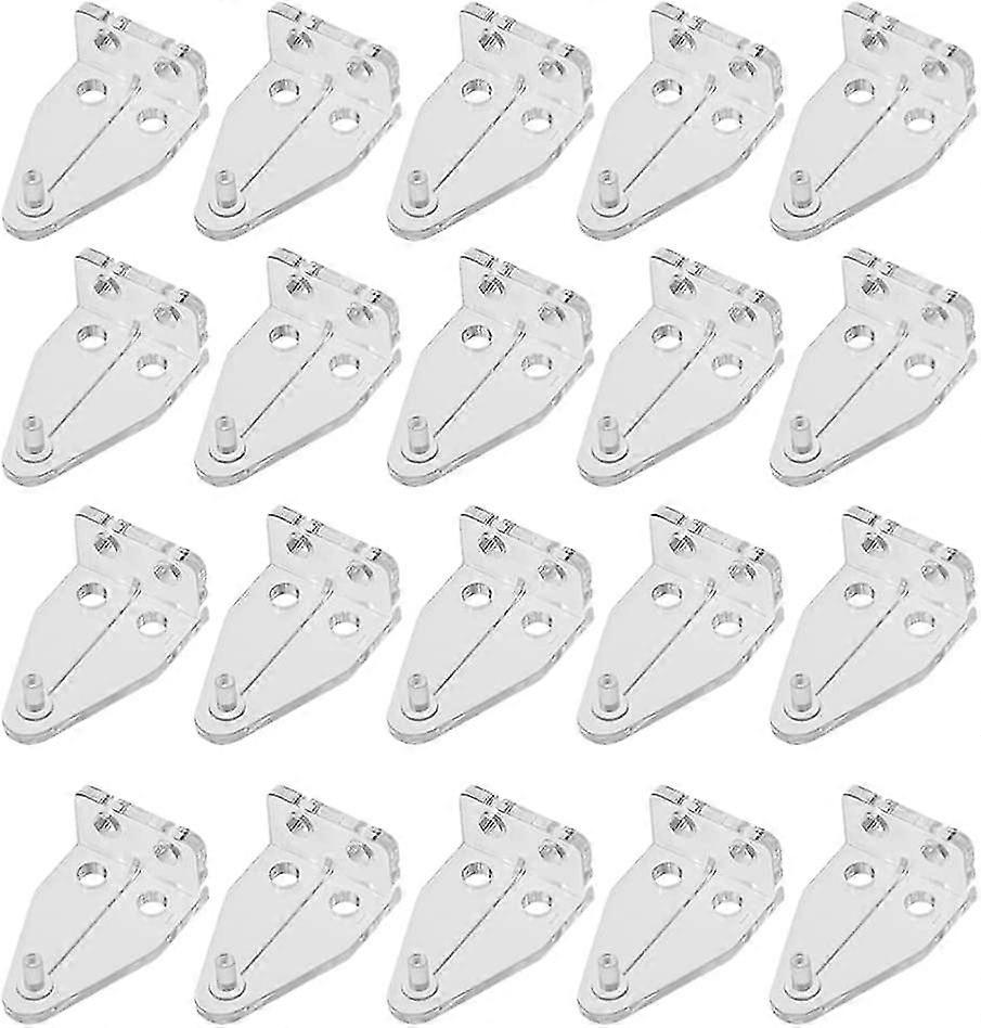20pcs Blind Fixing Brackets Blind Holder Replacement Blind Tilt Shutter Hooks Drapery Hardware