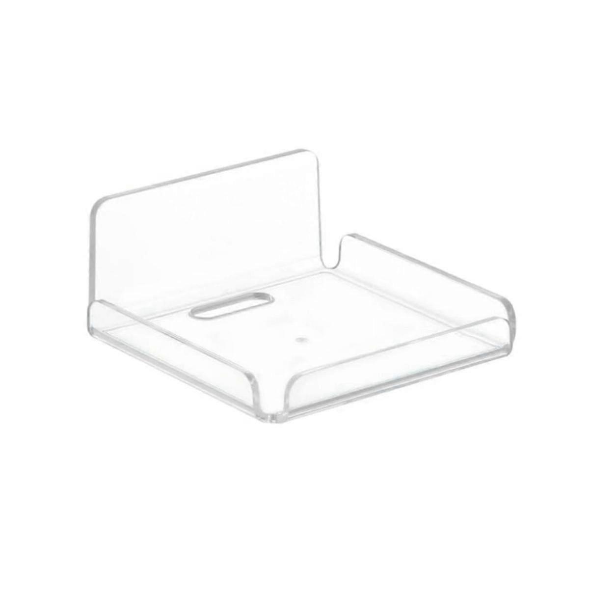 Acrylic Floating Shelf for Security Cameras,Baby Monitors,Speakers,Plants-4in Universal No Drill Sh
