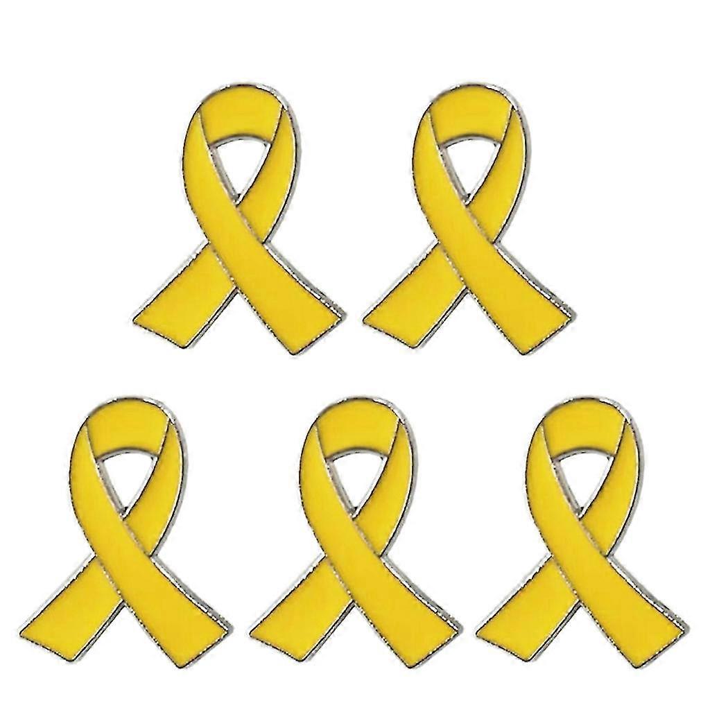 Set of 5 Ribbon Brooch Pin Beautiful Design Ribbon Enamel Pin Alloy Material