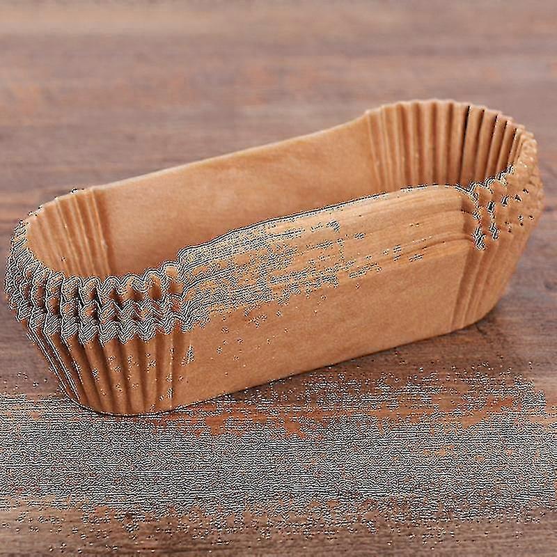 50pcs Baking Paper Liners Straight Loaf Tin Baking Parchment Paper Liners Loaf Tin