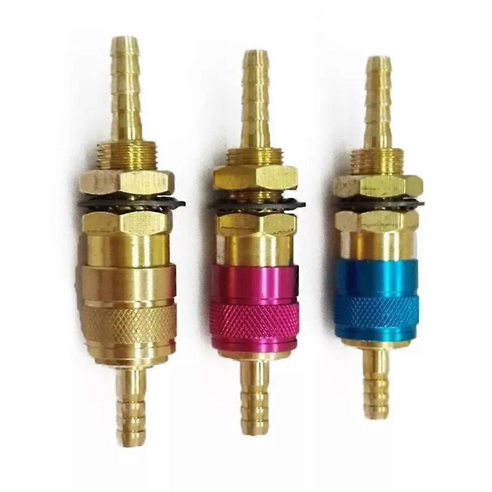3 ensembles de connecteur de tuyau rapide de gaz refroidi à l’eau pour torche de soudeuse MIG TIG js