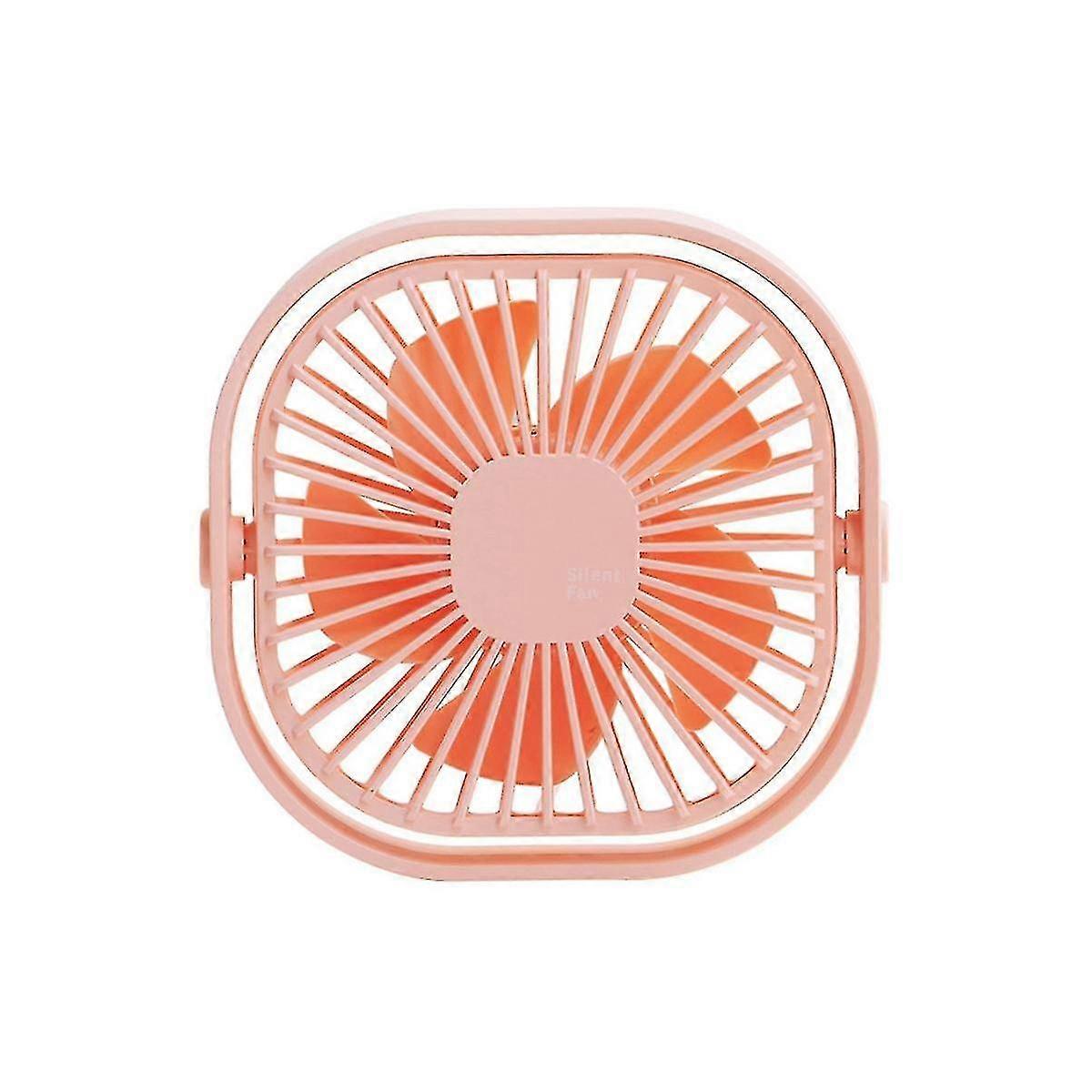 4 Inch Usb Desk Fan 3 Speeds Portable Table Fan Small Cooling Fan 360rotatable Silent Desktop Fan