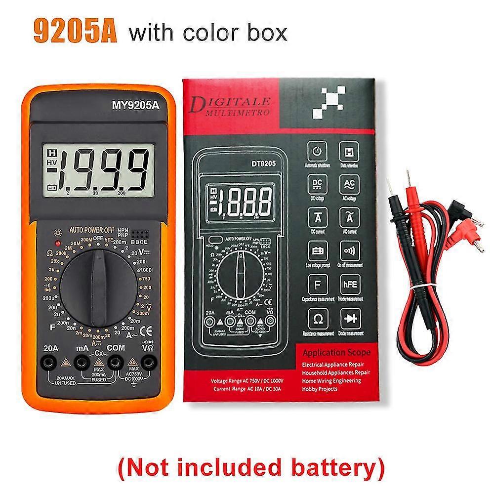 Professional Multimeter Ac Dc Voltage Current Resistance Capacitance Hfe Diode Tester Multimeter Professional With Bazzer
