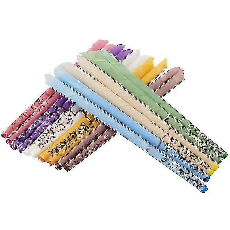 شموع الأذن ، شموع الأذن - مزيل شمع الأذن - مخاريط شمعة شمع العسل مع أقراص واقية للعناية بالأذن 32 قطعة