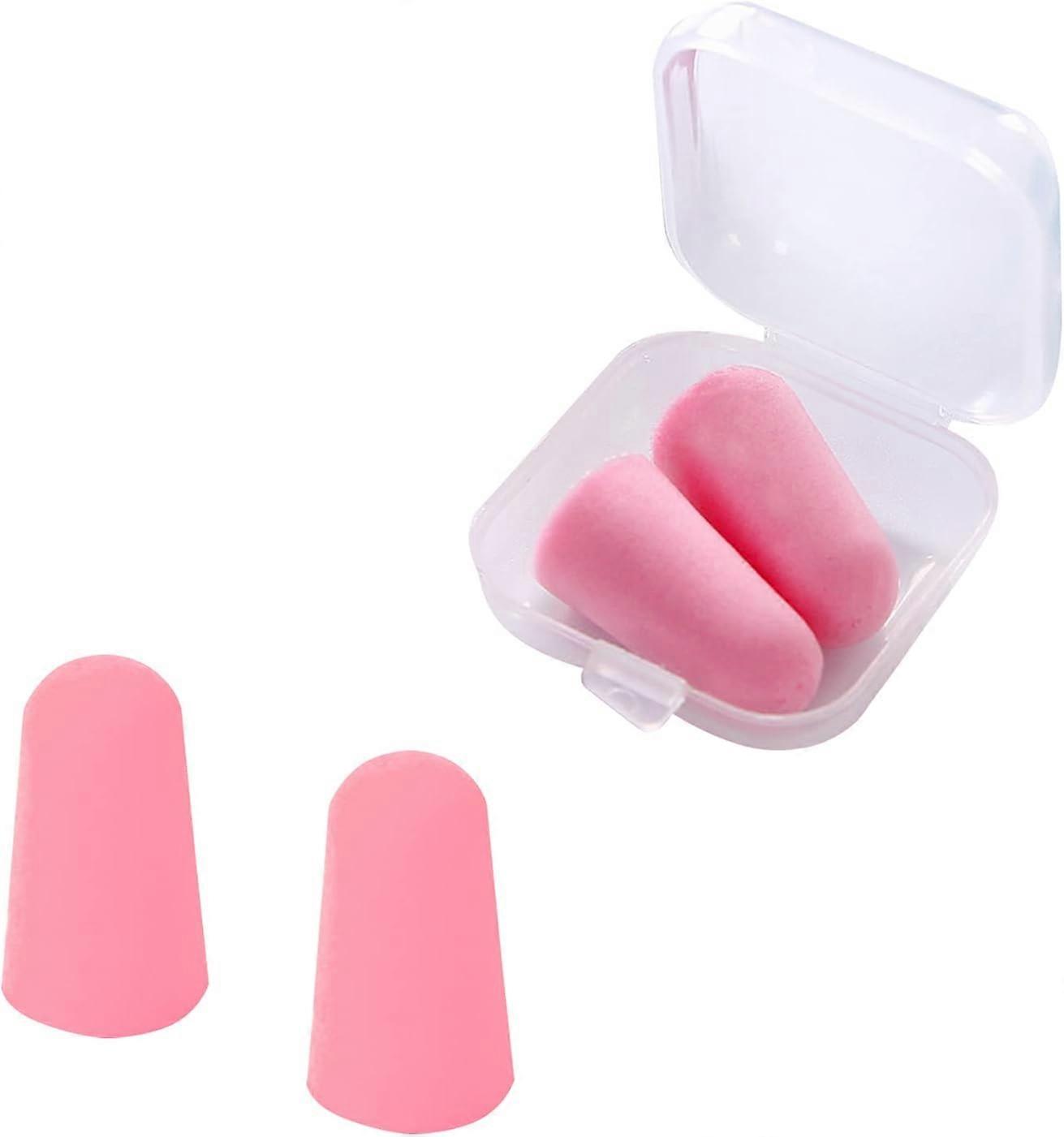 Foam Earplugs (4 Pairs), Soft Foam Ear Protection Plugs Hearing Protection, Noise Cancelli