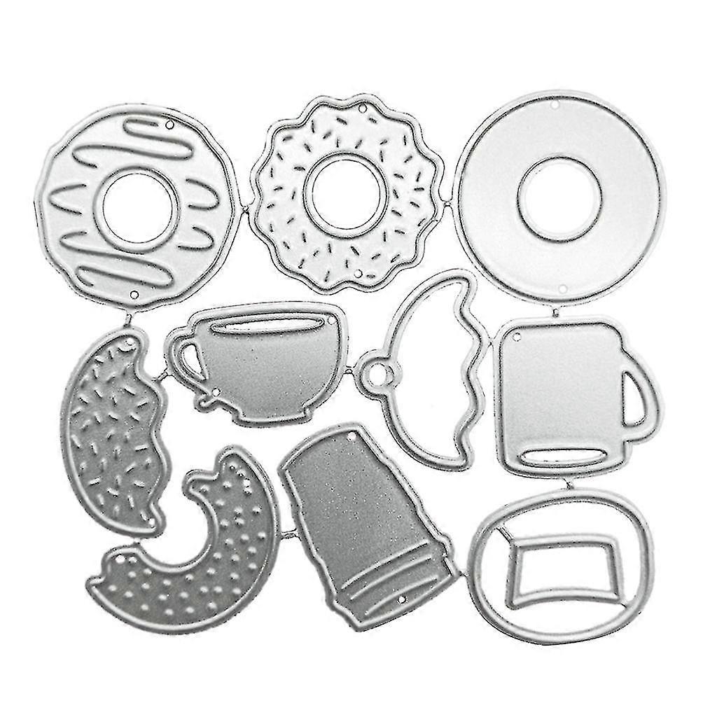 Coffee Cup Metal Cutting Dies For Card Making Scrapbooking Paper Diy Template