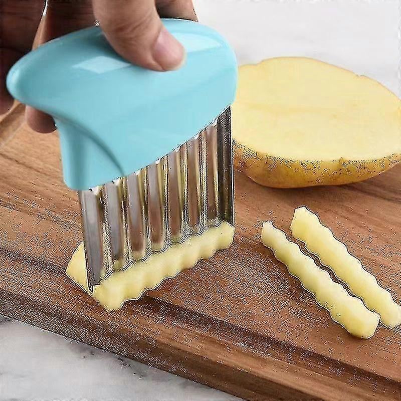 تقطيع البطاطس قطع البطاطس شبكة القطع الأثرية شبكة مسح الشبكة سكين الخضار القاطع موجة سكين قطع زهرة سكين الأدوات اكسسوارات