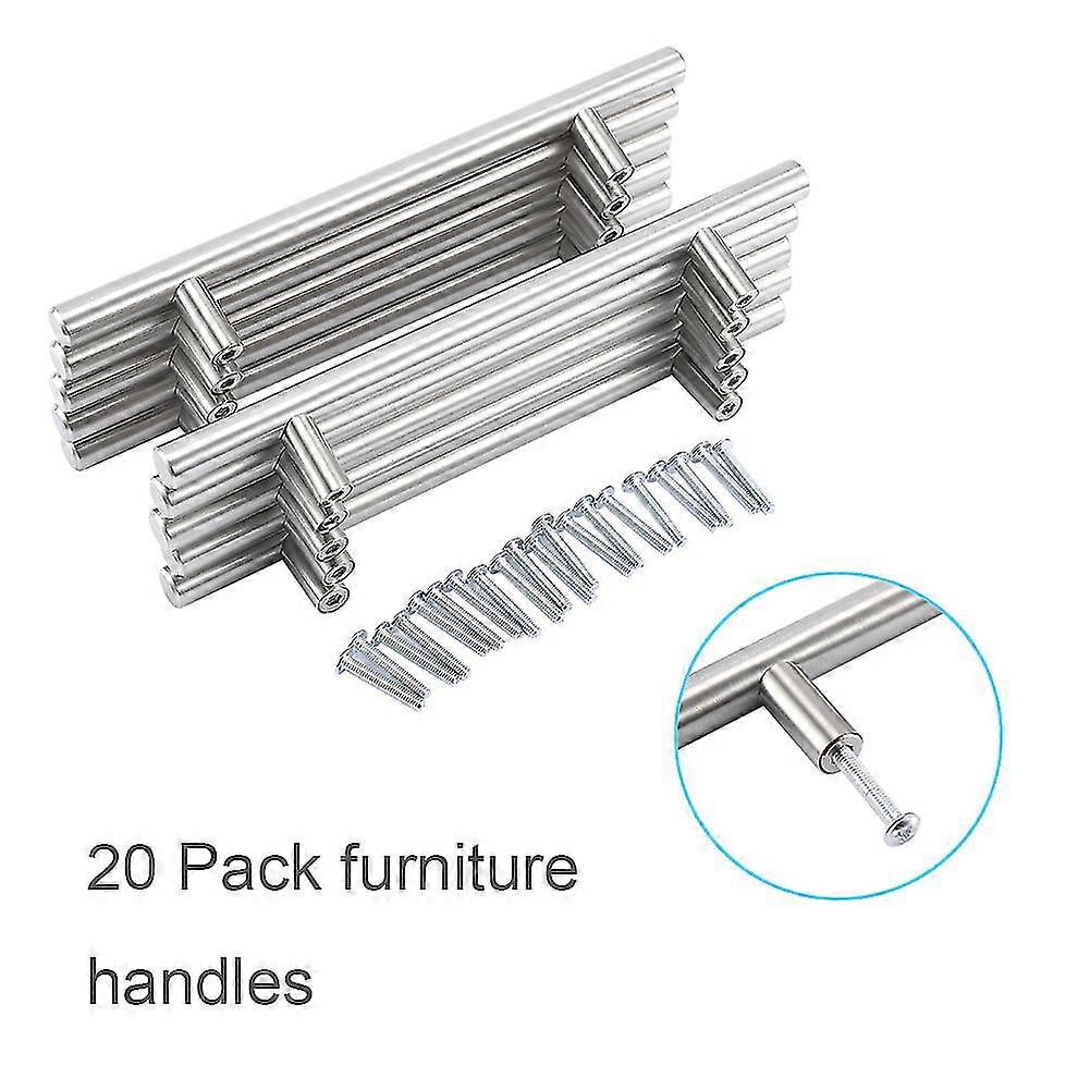 20pcs/pack 200mm Furniture T Bar Handle Pull Knob Kitchen Door Cabinet Knobs