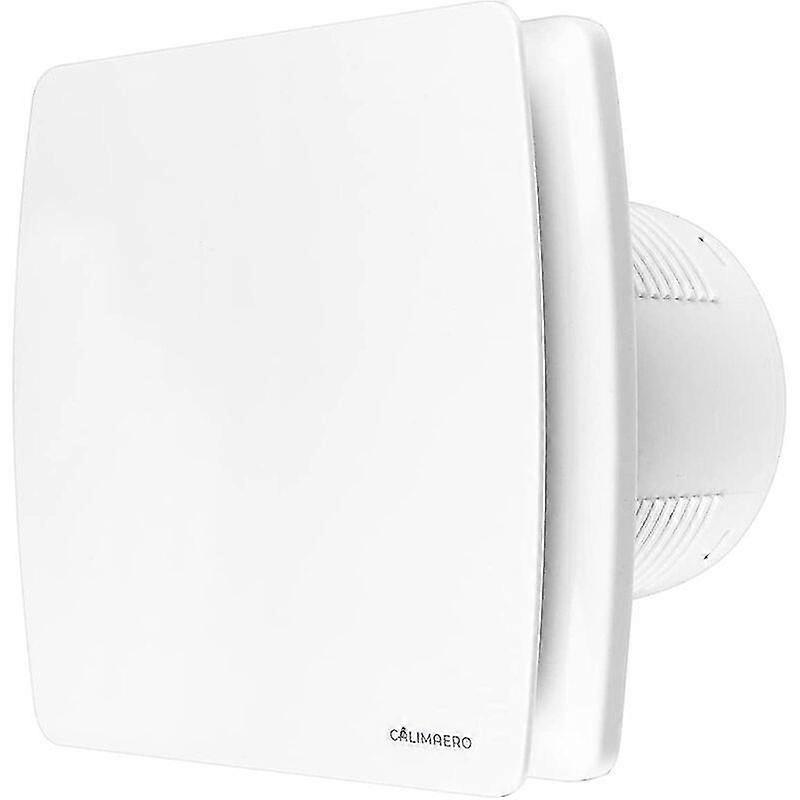 Breeze Bathroom Extractor Fan 100mm Timer Fan With Humidity Sensor And Check Valve 95m / Quiet Air Extractor / White