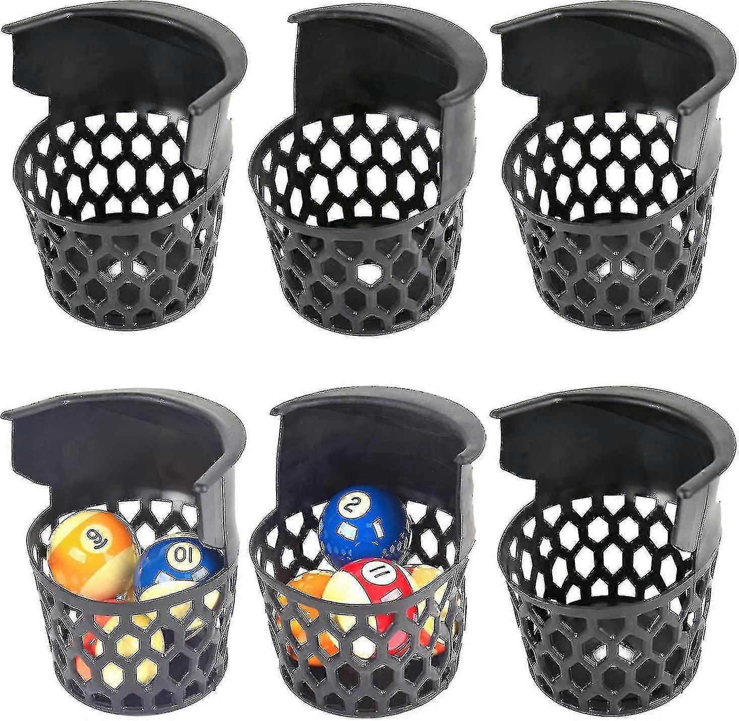 Pool Table Pockets Replacement Pockets For Billiard Table Set Of 6 Plastic Web Pockets