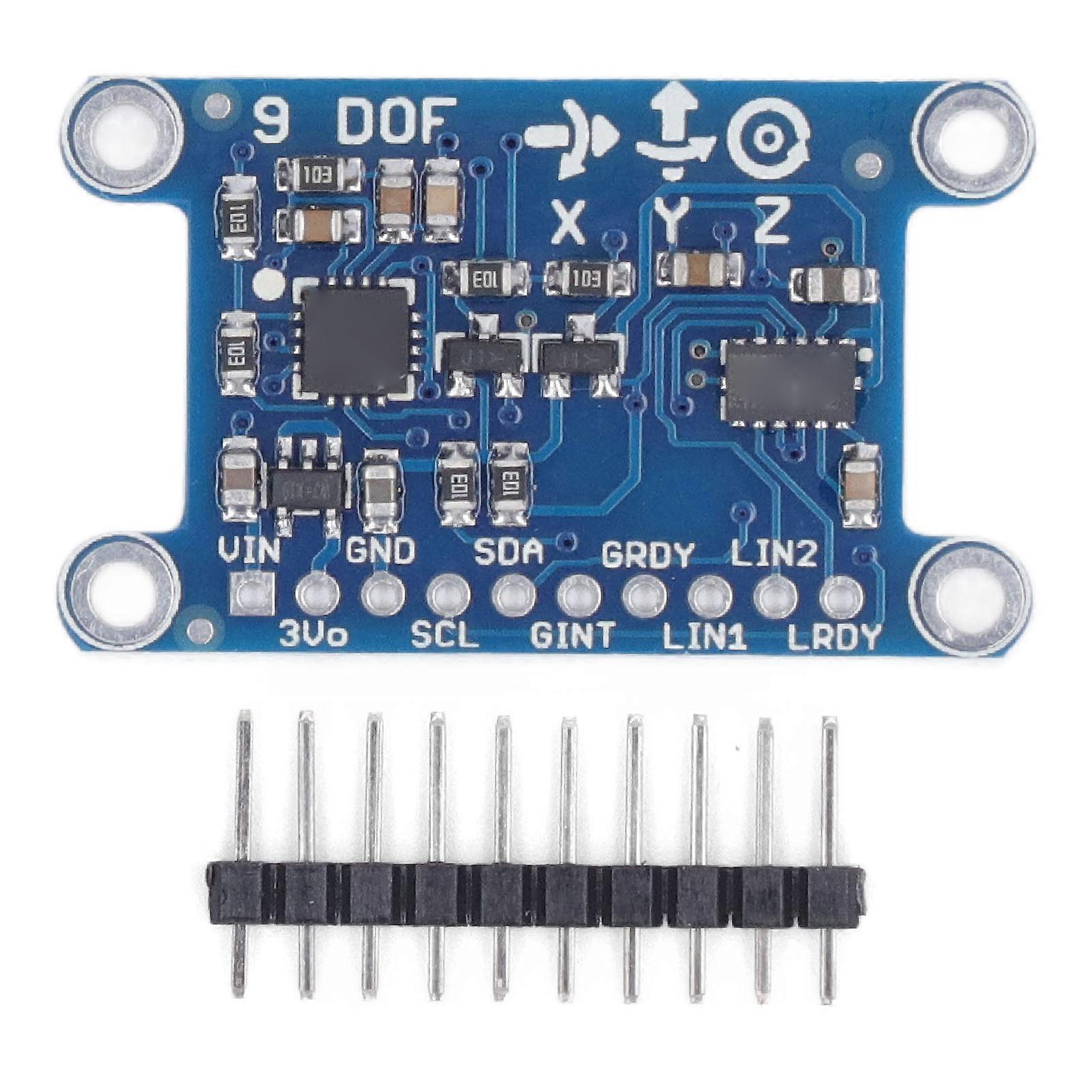 Gyroscope Module 9 Axes Digital Gyroscope Sensor Compass Magnetic Field Angular Velocity Module 35V