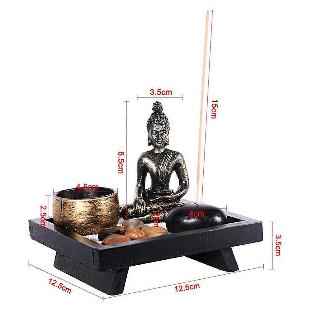 Buddha Statue Candle Tea Light Holder Home Decor Gift