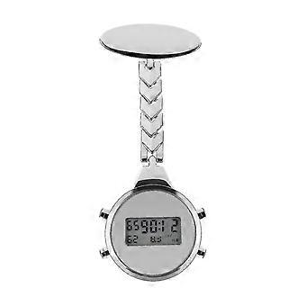2024 - Nurse Pocket Watch, Multifunction Digital Nurse Watch Brooch Pin Nurse Watch With Luminous Calendar