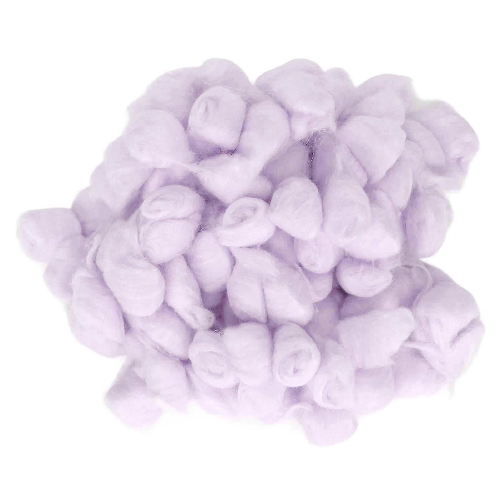 Winter Warm Soft Hamster Cotton Ball Bedding for Syrian Hamster, Chinchilla - Purple