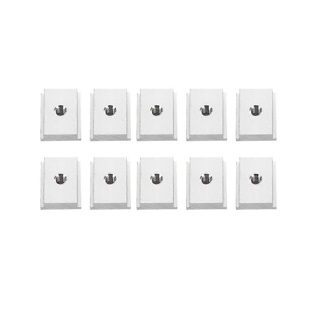 10pcs M6/M8 T Slot Nut T-Track Sliding Nut for Woodworking Tool Lock Clasp