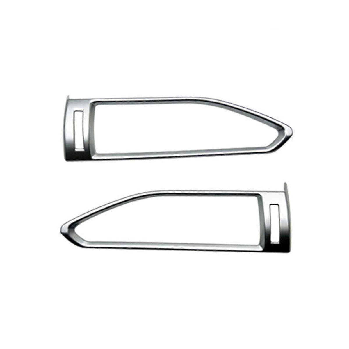 For Crosstrek Impreza 2024 Central Control Side Air Outlet Cover Trim Sticker Accessories ,Silver