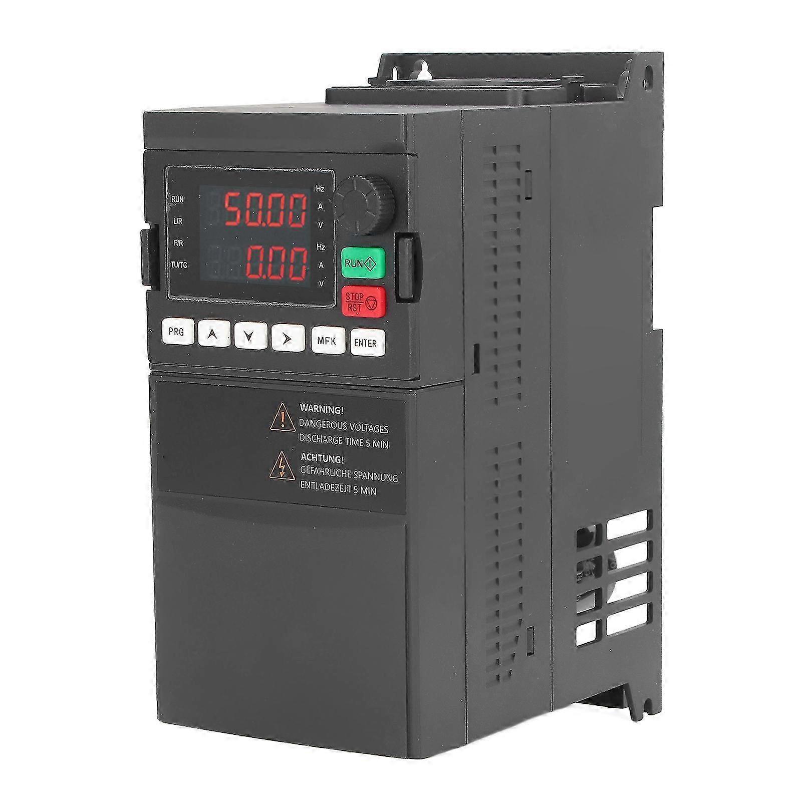 3 Phase 380V Frequency Converter Mini VFD Inverter 1.5KW Universal