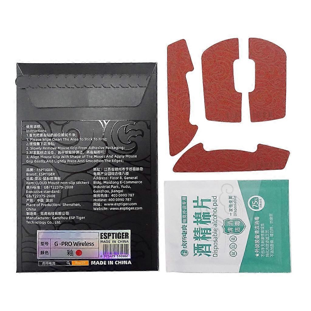 Elastici antiscivolo in pelle di mouse Impugnatura laterale raffinata per mouse wireless LogitechG Pro