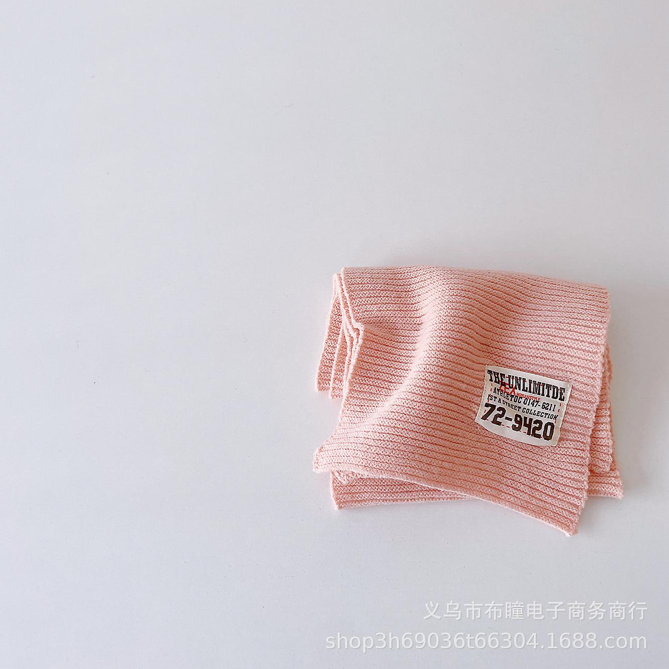 Simple Personality Alphabet Warm Children's Scarf
