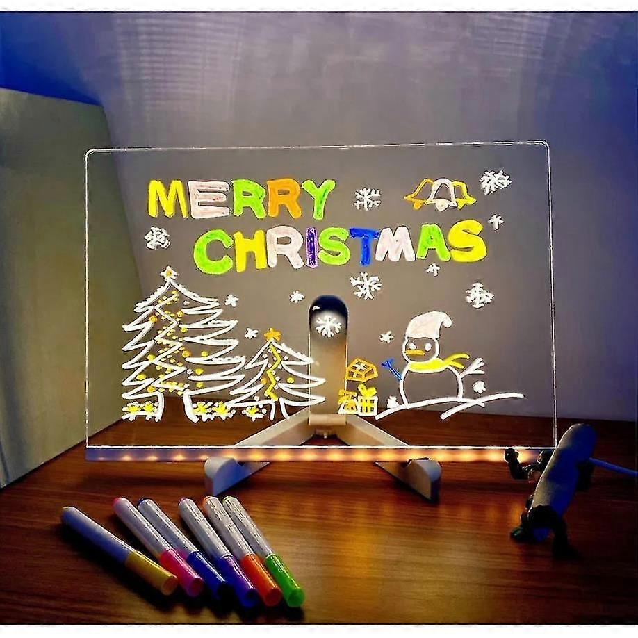 LED Note Board with Colors, Glow Letter Message Board
