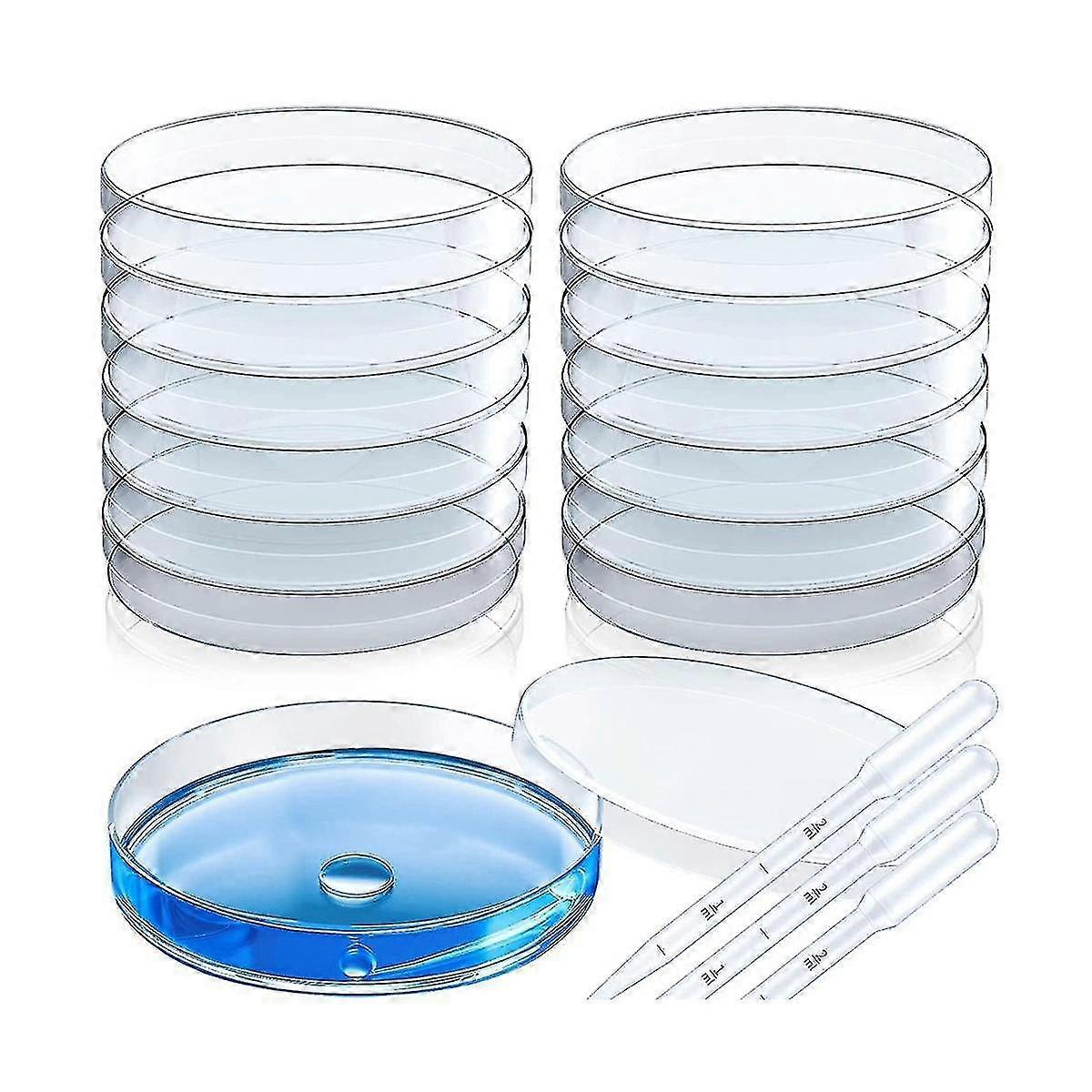 12 Pcs Deep Clear Dish For Lab Ysis, Projects, ,, Cell