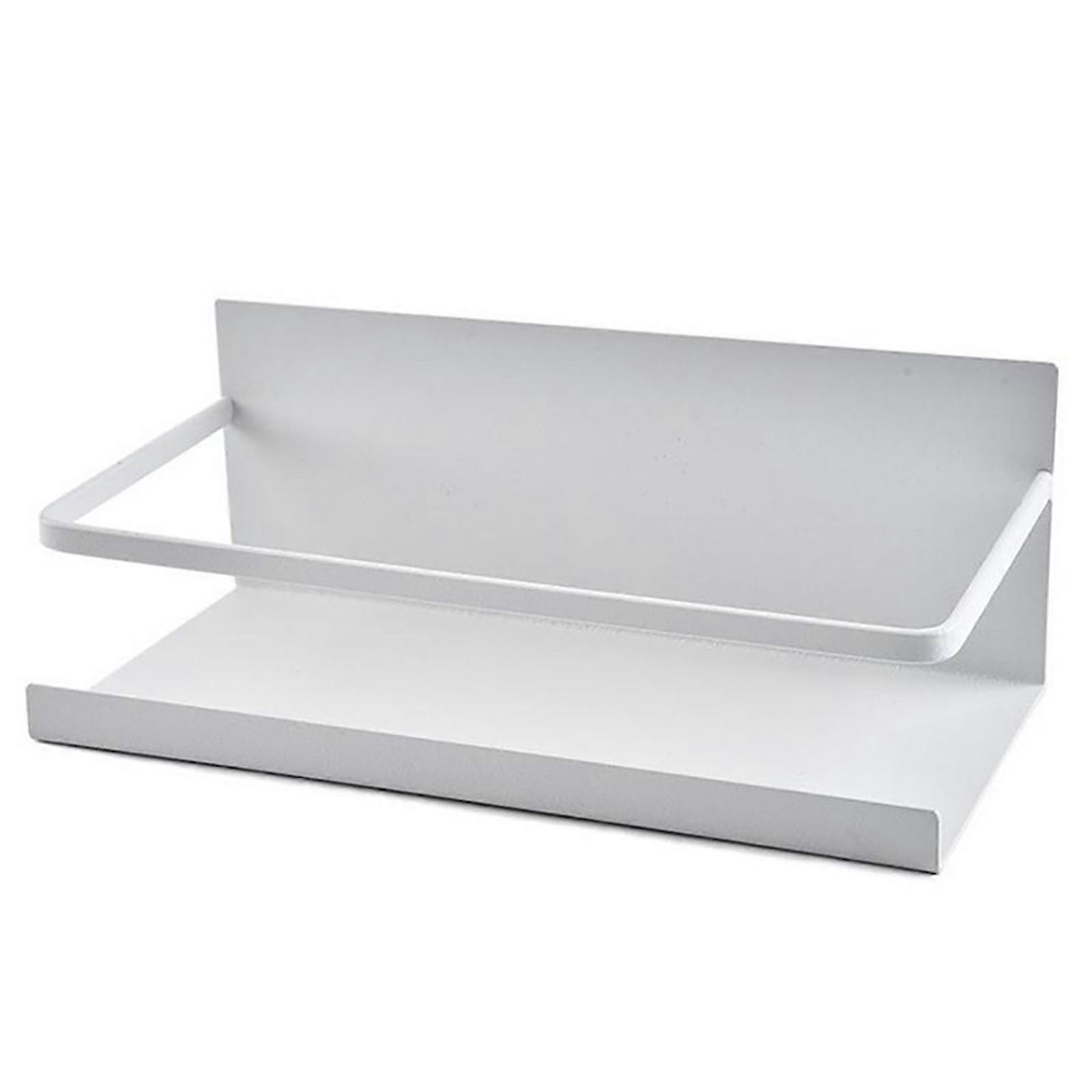 2 Pack Magnetic Spice Rack Organizer Single Tier Refrigerator Storage Shelf Punch-free