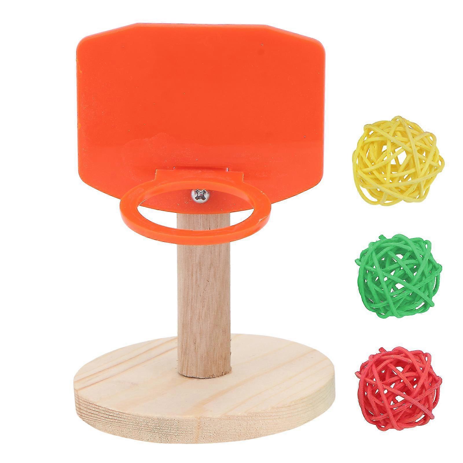 1 Set Bird Shooting Toy Training Educating Basketball Stand (Random Color) Z
