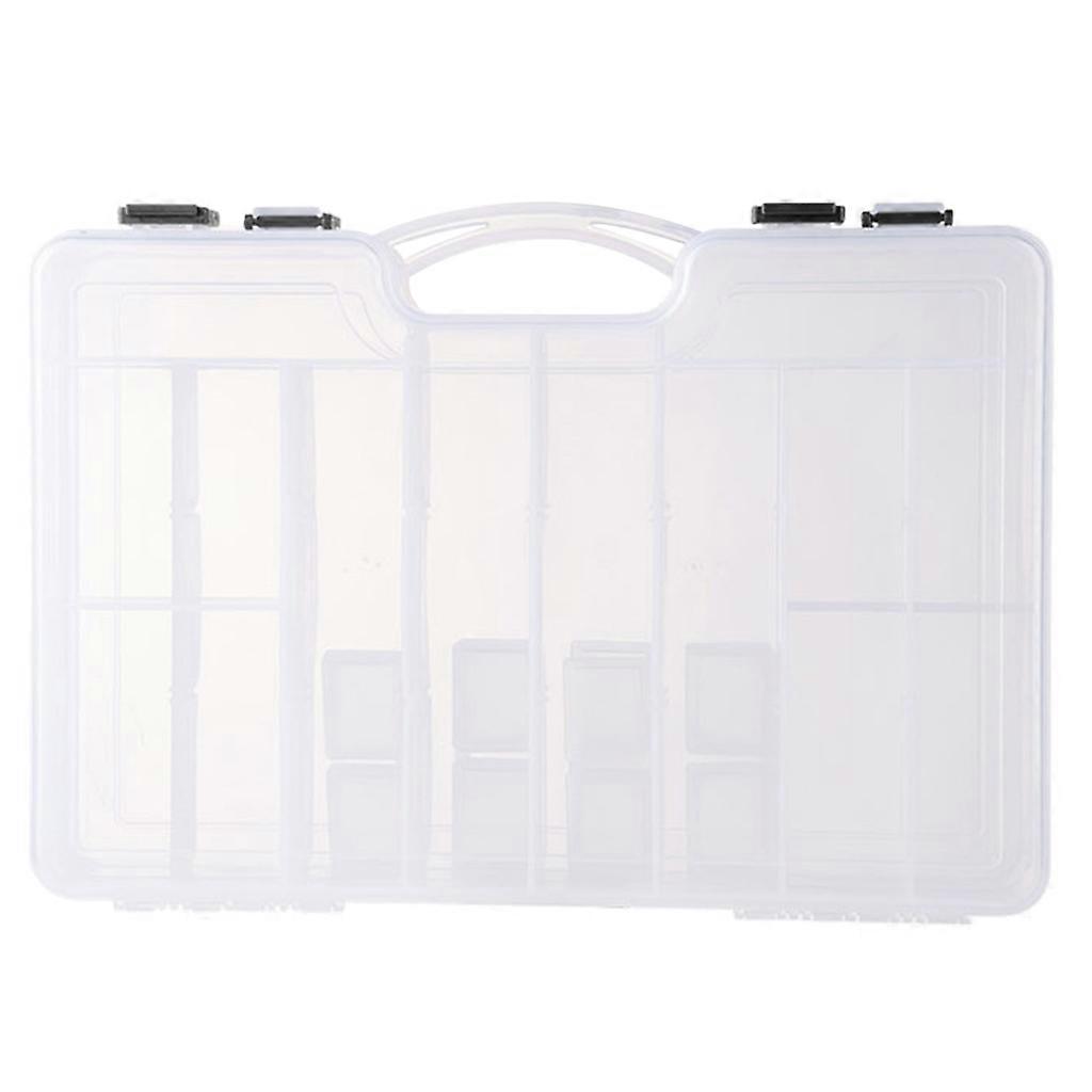 Large Fishing Tackle Storage Box with Removable Dividers Bait Accessory Box