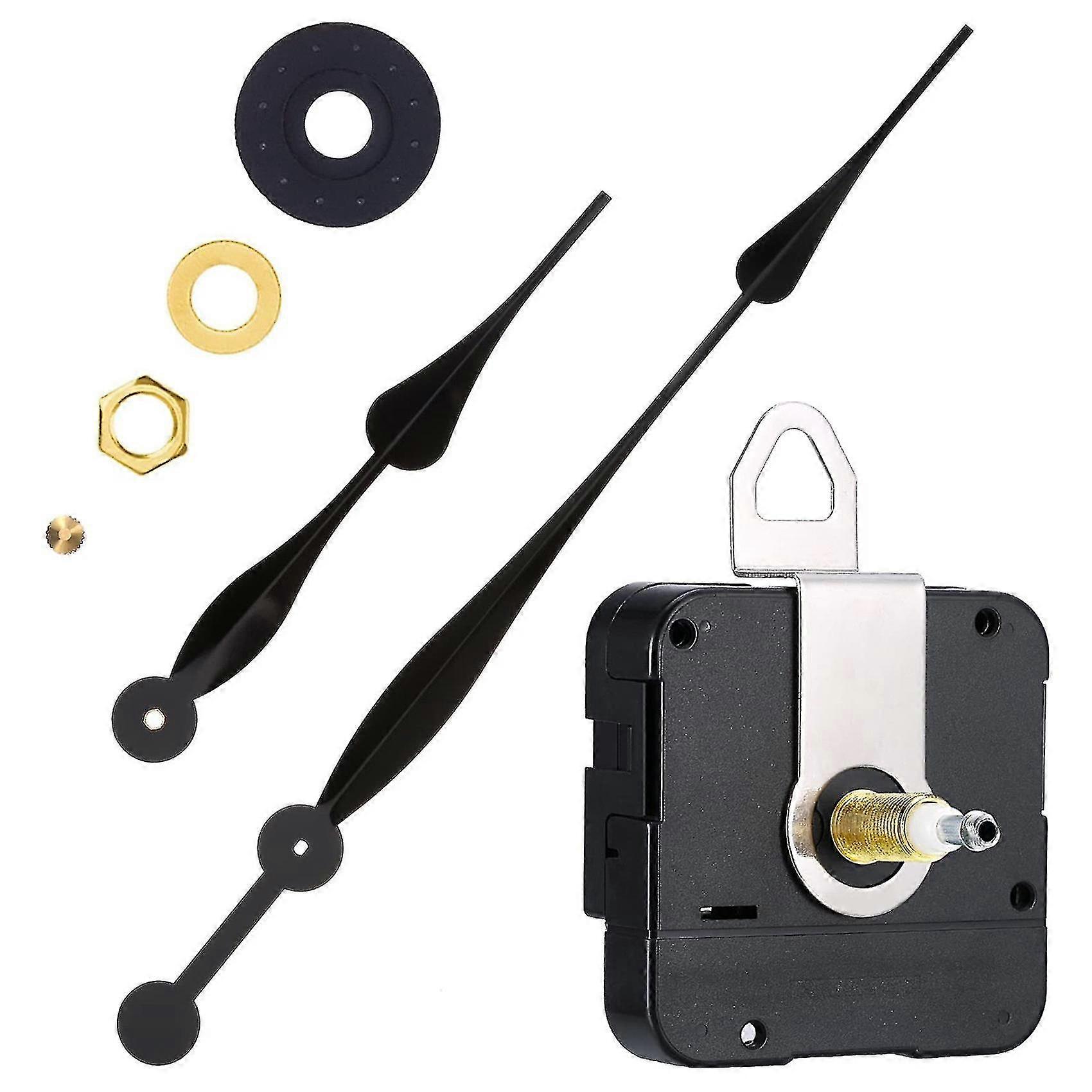 23mm High Torque Quartz Clock Movement Mechanism With 12 Inch Long Spade Hands For Diy Clock Repair