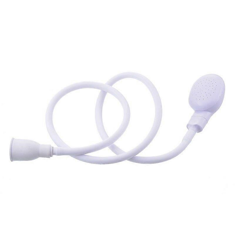 Pet shower head with rubber hose