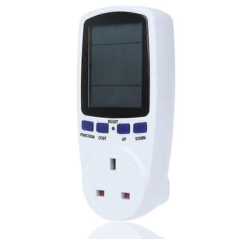 Electricity Usage Monitor, Electricity Power Consumption Meter Energy Monitor Timer Plug Watt kwh Analyzer Plug-in with LCD Display for Home Hotel
