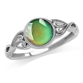 Bague Humeur Changeante Femme - Pierre Faux Gemme Qui Change De Couleur Avec La Température - Cadeau Créatif Et Élégant