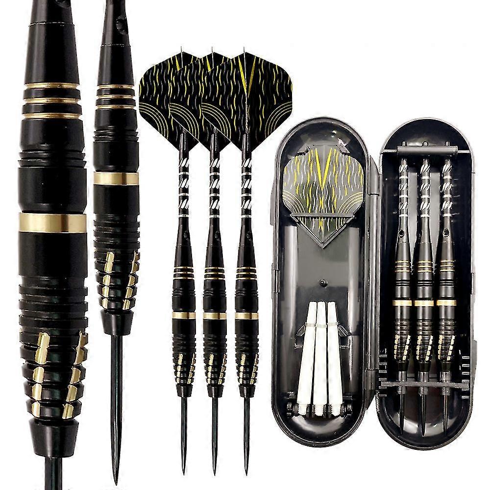 3 Pcs Professional Darts Replaceable Sticks Needle Tip Darts Set With Storage Case Throwing Hard Dart