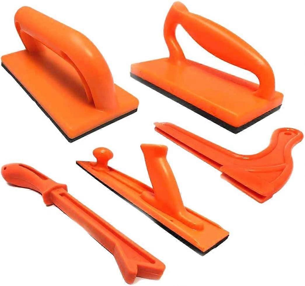 Set of woodworking tool sticks and push block for plastic table saw